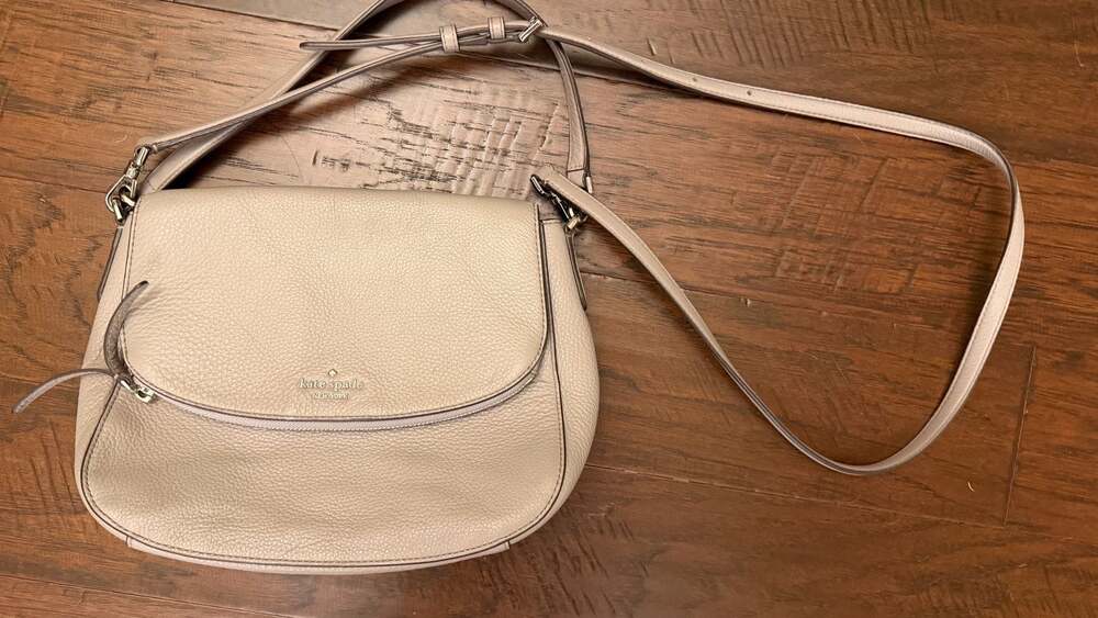 Kate Spade New York Pebbled Leather Crossbody Flap Bag